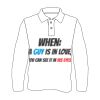 Custom Full Sublimated Long Sleeve Polo (MOQ 10) Thumbnail